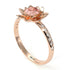 Lotus Flower Morganite ring - Lotus no. 902
