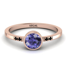 Bezel Minimalist Tanzanite Ring - Kinsley No. 205 image 1