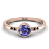 Bezel Minimalist Tanzanite Ring - Kinsley No. 205 image 1