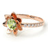 Lotus Flower Peridot ring - Lotus no. 702