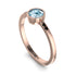 Bezel Minimalist Aquamarine Ring - Kinsley No. 405 image 2