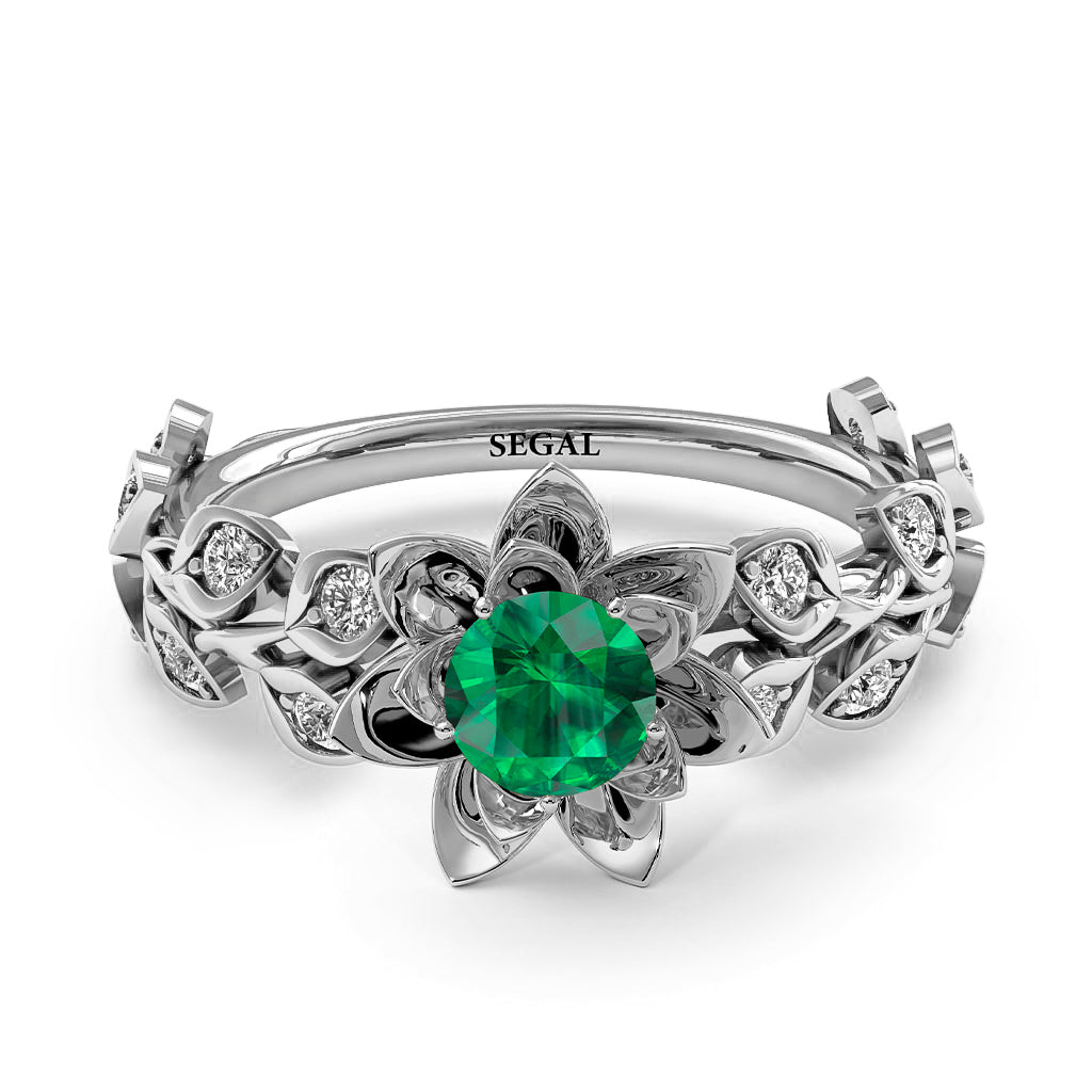 Lotus Flower And Leaves - Anna no. 18