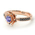 A lady's Rose Tanzanite Ring- Elena no. 205