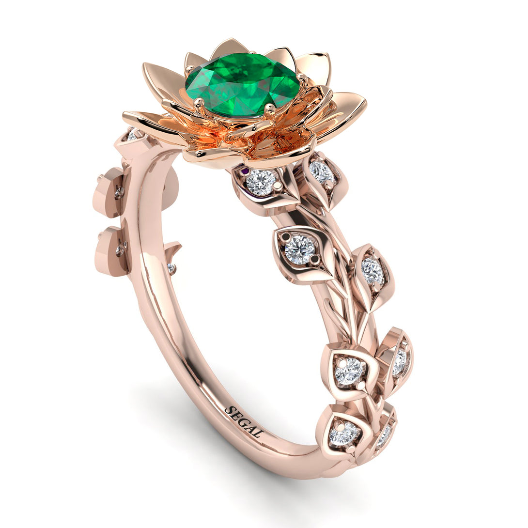 Lotus Flower And Leaves - Anna no. 17