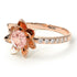 Lotus Flower Morganite ring - Lotus no. 902