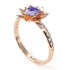 Lotus Flower Tanzanite ring - Lotus no. 202