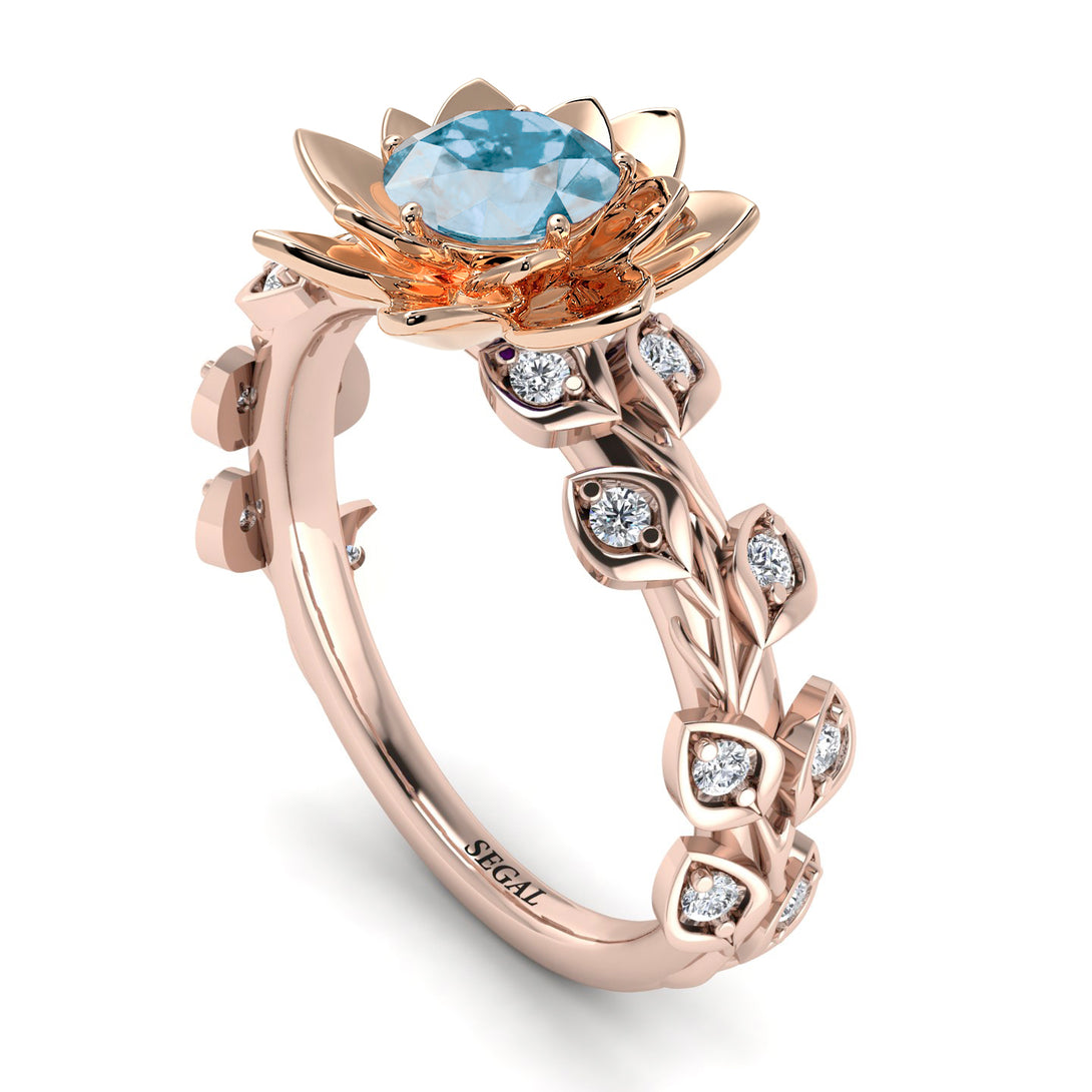 Lotus Flower And Leaves - Anna no. 405