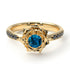 A lady's Rose Blue Topaz Ring- Elena no. 504
