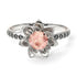 Lotus Flower Morganite ring - Lotus no. 906