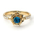A lady's Rose Blue Topaz Ring- Elena no. 501