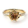 A lady's Rose Brown Diamond Ring- Elena no. 1101