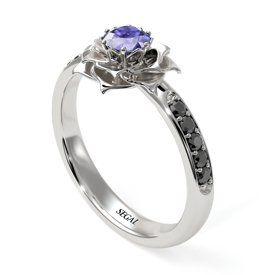 A lady's Rose Tanzanite Ring- Elena no. 206