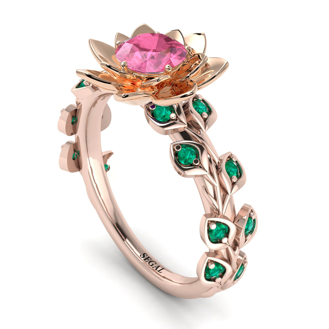 Lotus Flower And Leaves - Anna no. 802