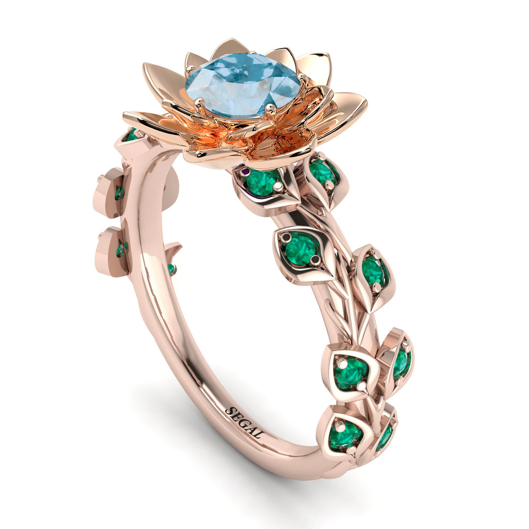 Lotus Flower And Leaves - Anna no. 402