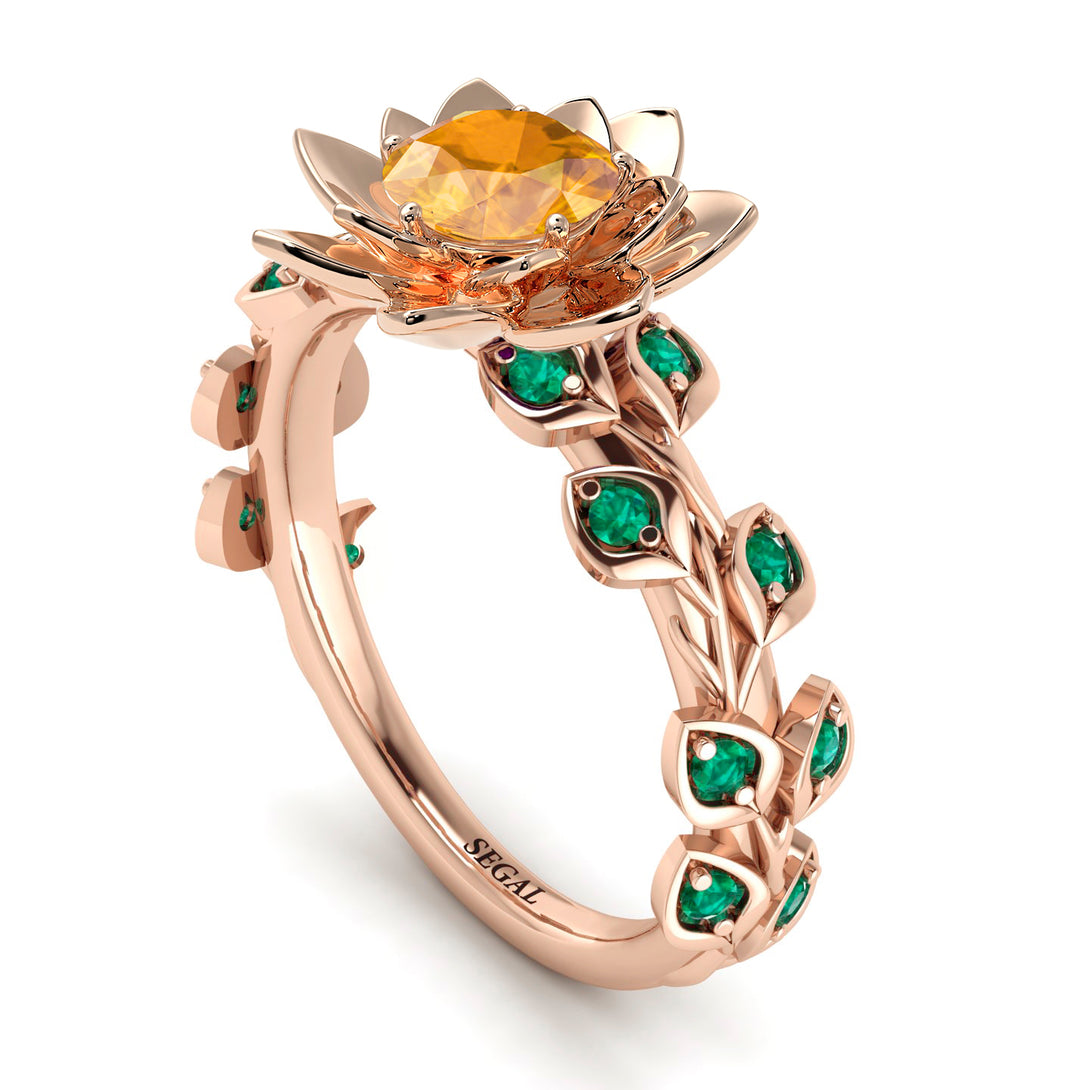 Lotus Flower And Leaves - Anna no. 1002