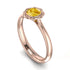 Solitaire Minimalist Citrine Ring - Eden No. 602 image 1