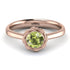 Solitaire Minimalist Peridot Ring - Eden No. 702