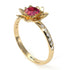 Lotus Flower Ruby ring - Lotus no. 13
