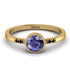Bezel Minimalist Tanzanite Ring - Kinsley No. 204 image 1
