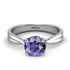 Solitaire Twist Shank Tanzanite Ring - Eleanor No. 203