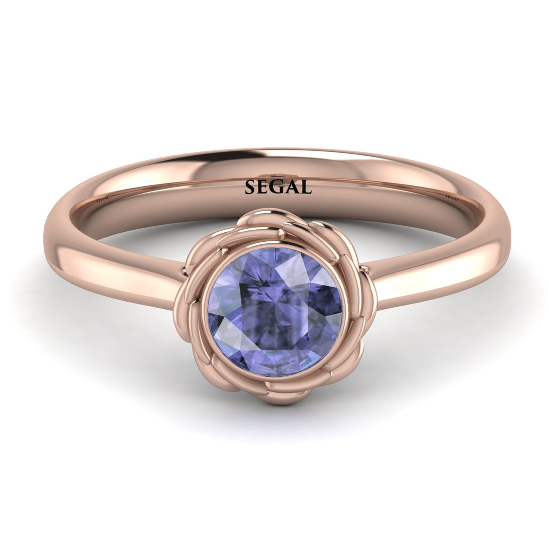 Solitaire Minimalist Tanzanite Ring - Eden No. 202
