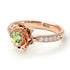 A lady's Rose Peridot Ring- Elena no. 702
