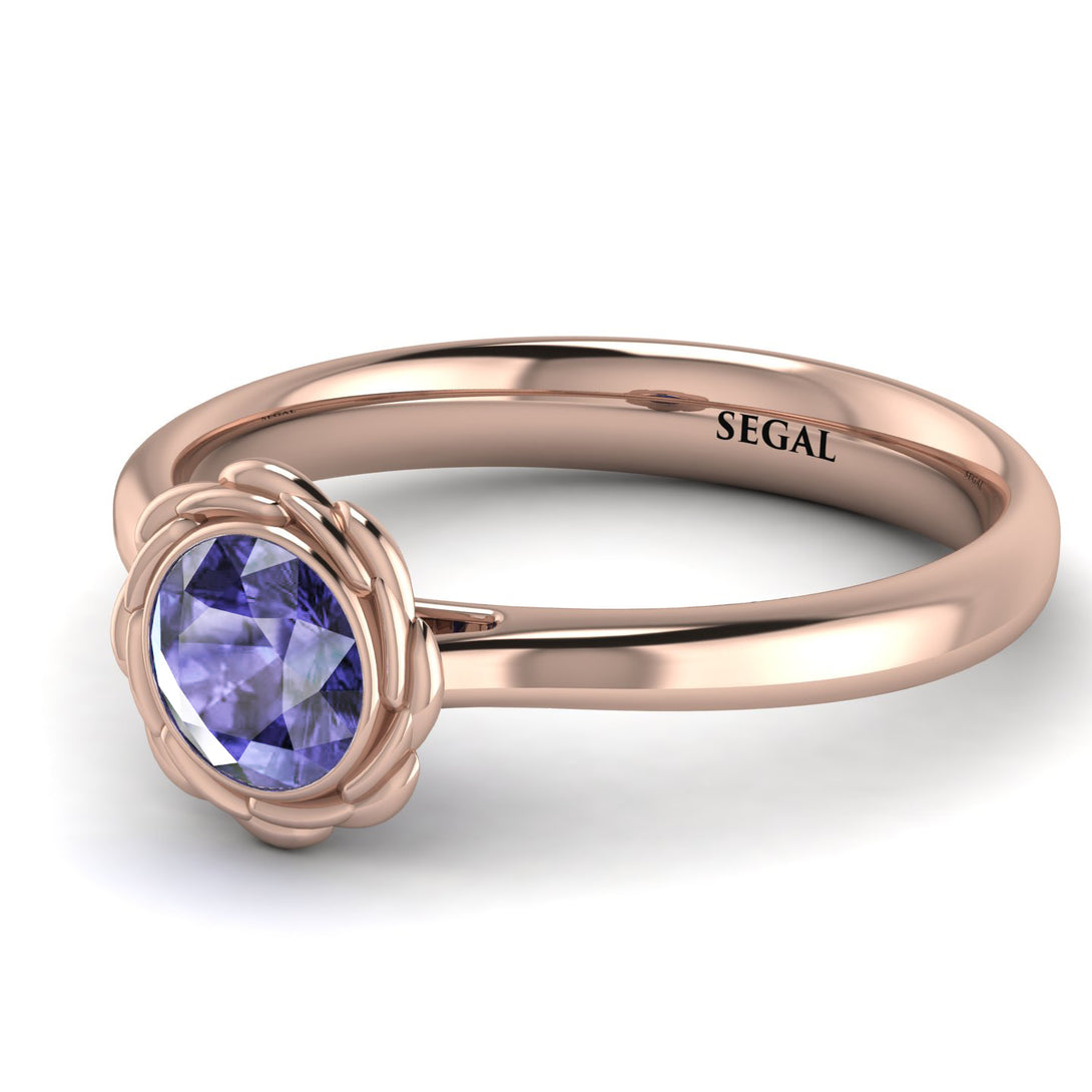 Solitaire Minimalist Tanzanite Ring - Eden No. 202