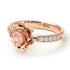 A lady's Rose Morganite Ring- Elena no. 902