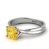 Solitaire Twist Shank Citrine Ring - Eleanor No. 603