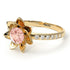 Lotus Flower Morganite ring - Lotus no. 901