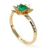 Lotus Flower Emerald ring - Lotus no. 19