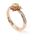 A lady's Rose Peridot Ring- Elena no. 702