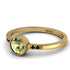 Bezel Minimalist Peridot Ring - Kinsley No. 704