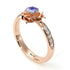 A lady's Rose Tanzanite Ring- Elena no. 202