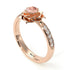 A lady's Rose Morganite Ring- Elena no. 902