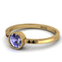 Bezel Minimalist Tanzanite Ring - Kinsley No. 204 image 3