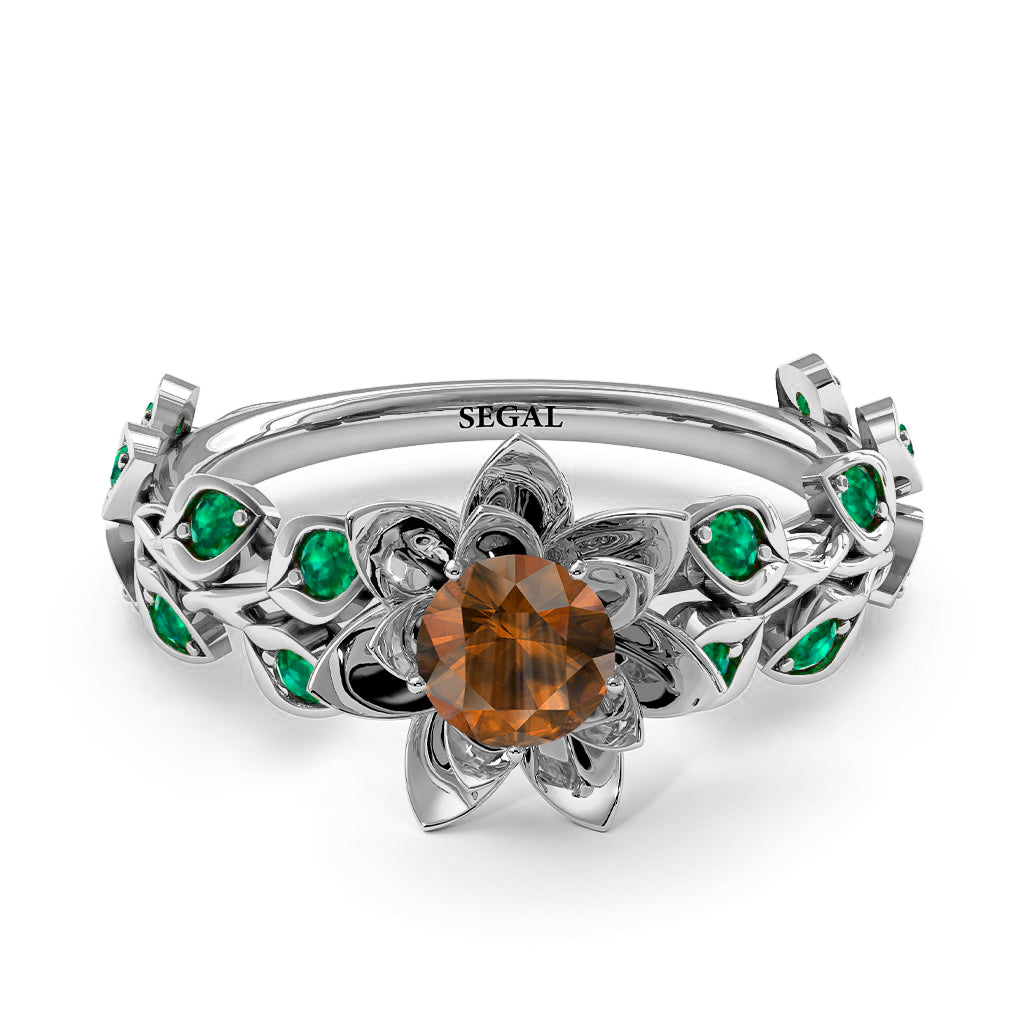 Lotus Flower And Leaves - Anna no. 1103