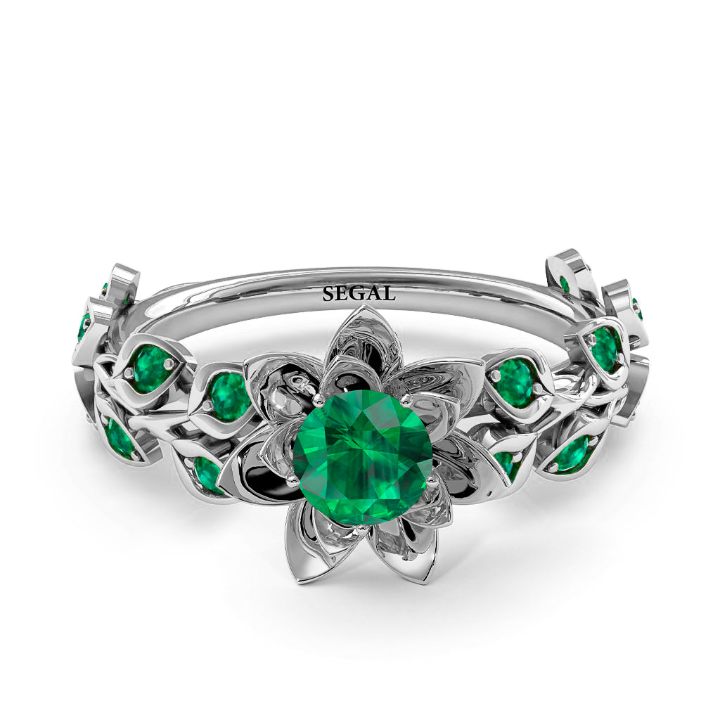 Lotus Flower And Leaves - Anna no. 15