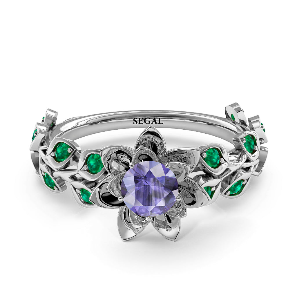 Lotus Flower And Leaves - Anna no. 203