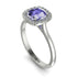 Vintage Classic Halo Cushion Tanzanite Ring - Skylar No. 203