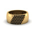 Black Diamond Wide Men's Wedding Band - Ash No. 7 image 1