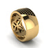 Black Diamond Wide Men's Wedding Band - Ash No. 7 image 3