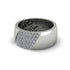 Diamond Wide Men's Wedding Band - Ash No. 3