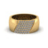 Diamond Wide Men's Wedding Band - Ash No. 1 image 1