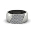 Diamond Wide Men's Wedding Band - Ash No. 3 image 1