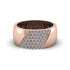 Diamond Wide Men's Wedding Band - Ash No. 2