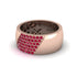 Ruby Wide Men's Wedding Band - Ash No. 11 image 2