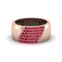 Ruby Wide Men's Wedding Band - Ash No. 11 image 1