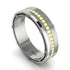Yellow Diamond Eternal Elegance Men’s Wedding Ring - Roman No. 18