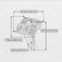Sapphire Royal Filigree Cluster Engagement Ring - Zinnia No. 73